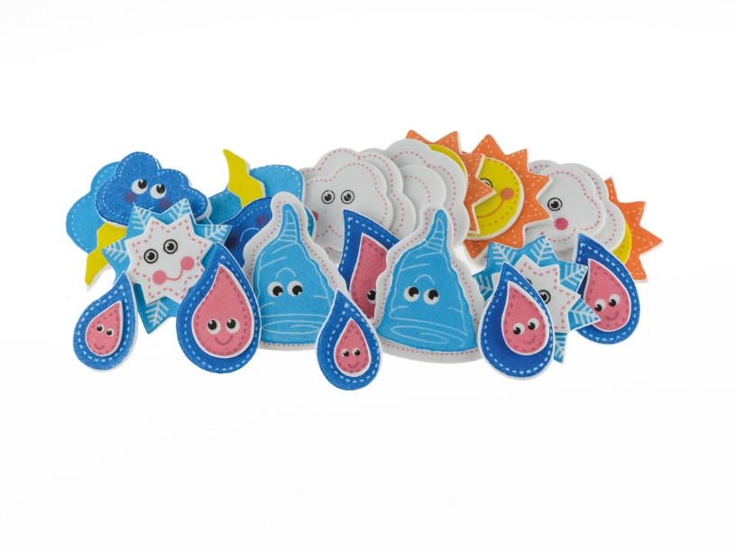 Naklejki z pianki Pogoda 2 (18szt) PVC34 Brewis